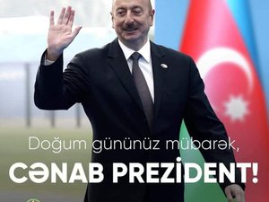 Bu gün Azərbaycan Respublikasının Prezidenti cənab İlham Əliyevin ad günüdür