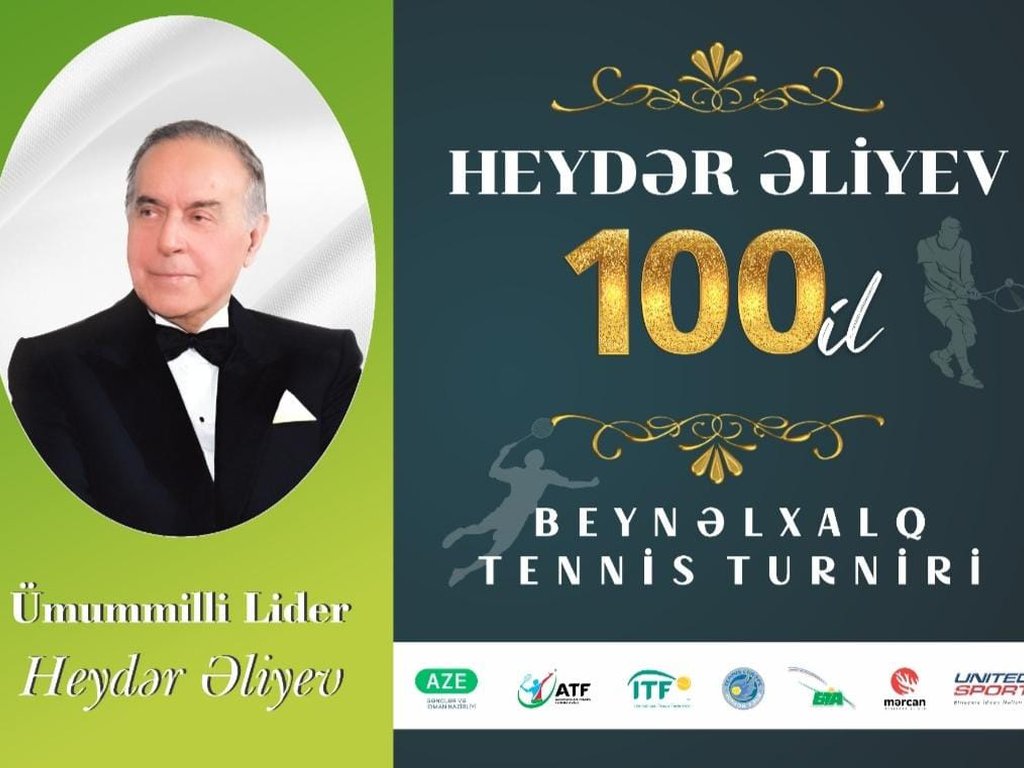 Ulu Öndər Heydər Əliyevin 100 illiyinə həsr olunan Avropa Tennis Turnirlərinə start verilib